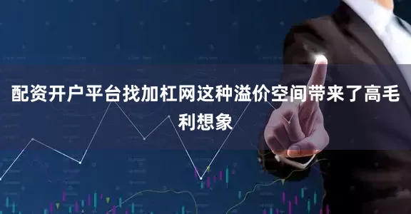 配资开户平台找加杠网这种溢价空间带来了高毛利想象